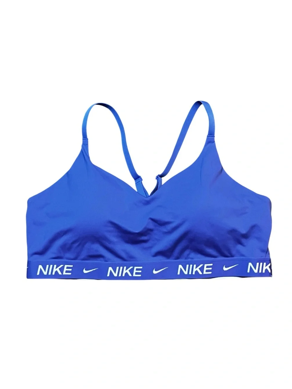 Nike Indy Women’s XXL Light Support Padded Adjustable Sports Bra in Sapphire